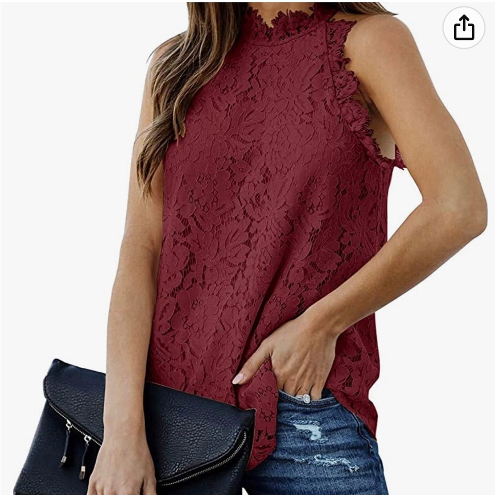 NWT Berryou lace tank size small